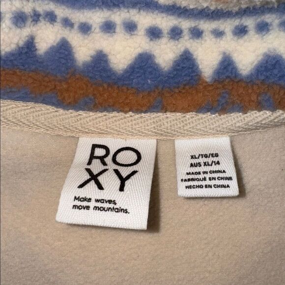 Womens Roxy 1/4 zip Pullover, Size XL - Picture 7 of 7